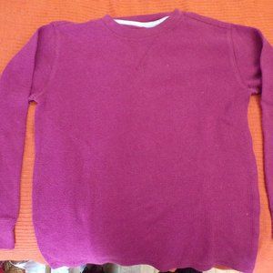 Faded Glory Boy's Burgundy/Red Long Sleeve Thermal